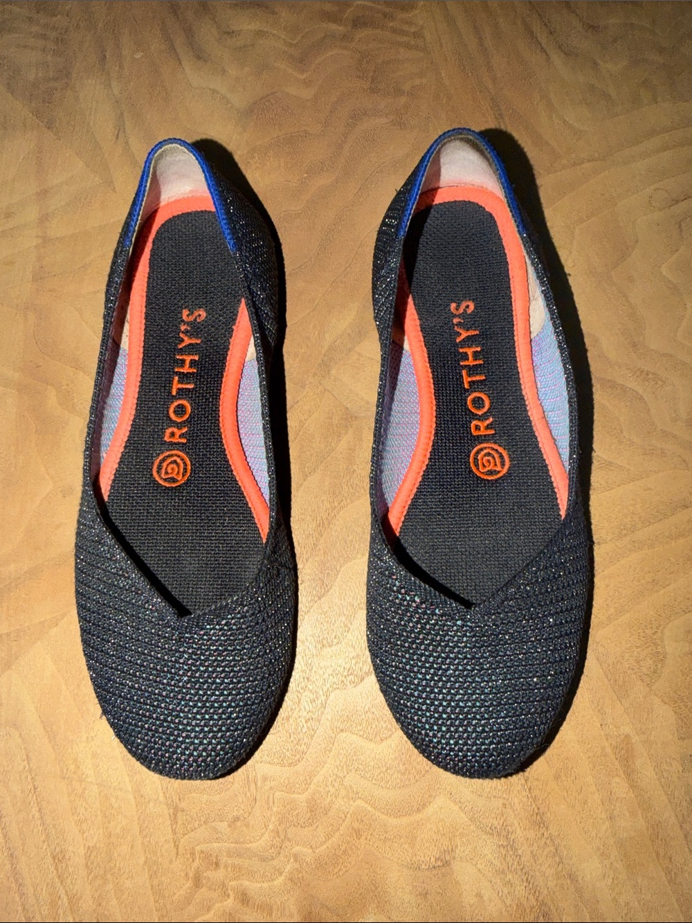 Rothy’s The Flat Retired Metallic Lattice Size 6.5 - Picture 1 of 8